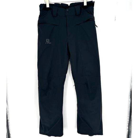 Salomon Men's Snow Pants in Black - Picture 1 of 6